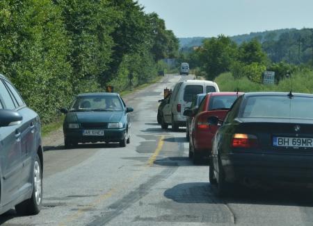 Restricţie de cod portocaliu: Maşinile mai mari de 7,5 tone nu au voie să circule pe drumurile naţionale în Bihor