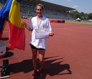 Atleta orădeană Dorina Korozsi, triplă campioană naţională de masters la atletism (FOTO)