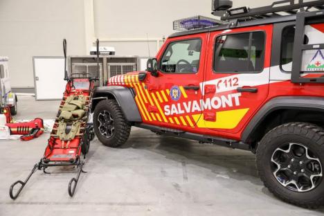 Salvamont Bihor a primit două autospeciale pentru intervenții în zone montane greu accesibile (FOTO)