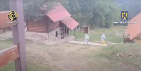 Un orădean printre „chimiștii” de la Zece Hotare: Detalii exclusive despre primul laborator de extragere secundară a cocainei din România (FOTO/VIDEO)