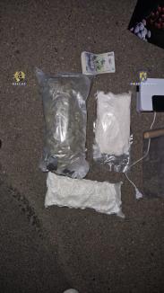 Droguri cu kilogramele! Un traficant a fost prins în flagrant în Oradea și arestat (FOTO)