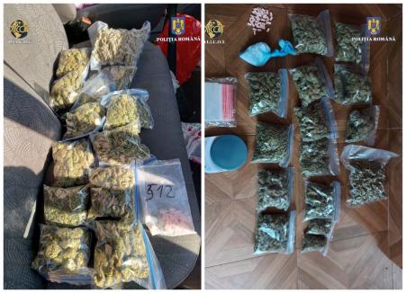 Traficant de droguri prins în flagrant în cartierul Ioşia din Oradea. Avea peste 1,2 kilograme de cannabis în maşină! (FOTO)