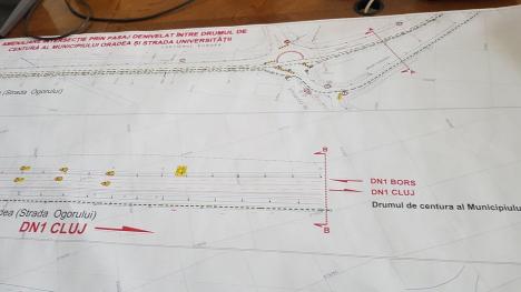 Lucrările la noul pasaj deviază traficul pe Centura Oradea. Vezi cum se va circula de miercuri! (FOTO)