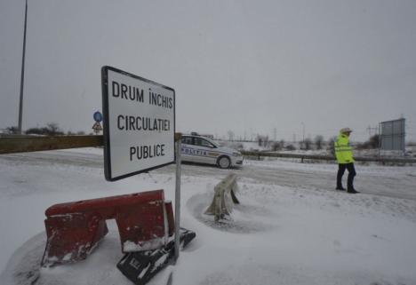 Trei drumuri judeţene din Bihor se închid peste iarnă