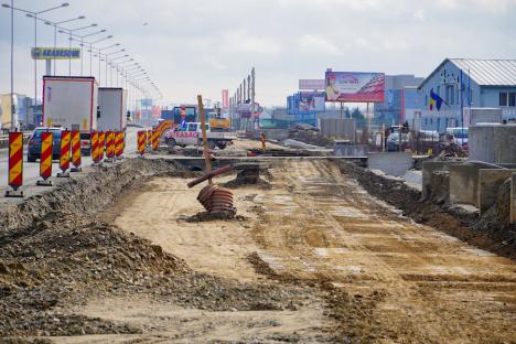 Imagini de pe șantierul șoselei de legătură Oradea - A3. În ce stadiu sunt lucrările la drumul spre autostradă (FOTO)