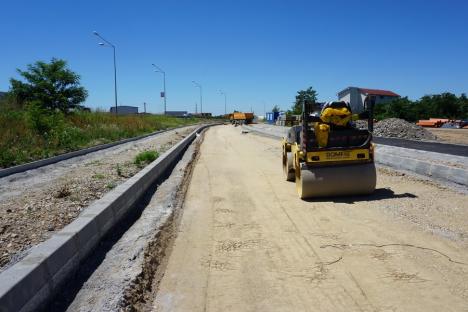 Drumul colector din zona străzii Ogorului ar putea fi gata luna viitoare (FOTO)