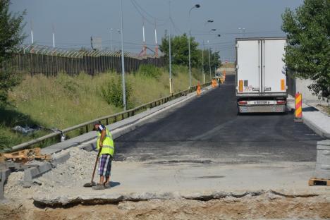Drumul de legătură dintre Calea Aradului şi Piaţa 100 ar putea fi dat în folosinţă în luna octombrie (FOTO / VIDEO)