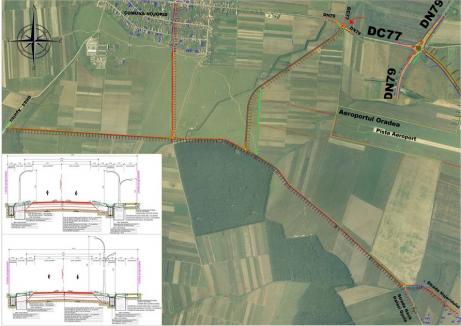 Drumul care va lega peste câmpuri Oradea de Nojorid va costa circa 9,5 milioane de euro (FOTO)