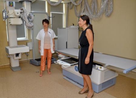 Oradea-i frunte: Spitalul Judeţean, dotat cu un aparat de radiologie digitală cum nu mai există în toată Europa de Est (FOTO)