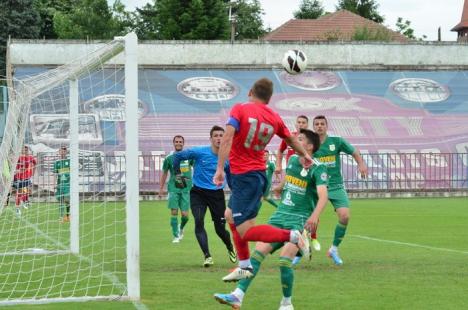Înfrângere pentru FC Bihor în ultimul joc din actualul sezon (FOTO)