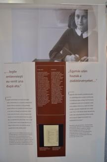 Expoziţie despre viaţa lui Anne Frank, la Bibliotecă: "Mi-e groază că am putea fi descoperiţi şi împuşcaţi" (FOTO)