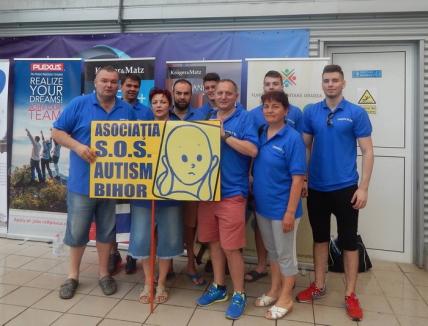 Compania de Apă Oradea a susţinut la Swimathon proiectul “SOS Autism” (FOTO)
