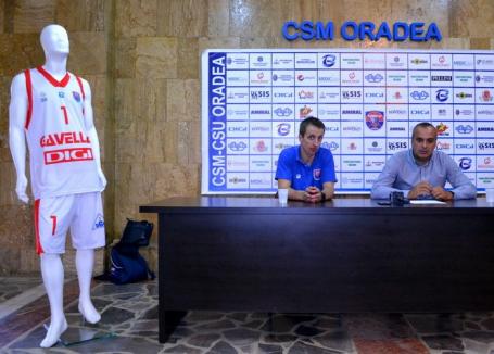 Baschet masculin: CSM CSU Oradea are un nou sponsor tehnic şi de trei ori mai multe abonamente față de anul trecut