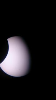 Cum s-a văzut eclipsa la Oradea (FOTO)