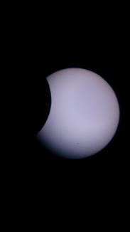 Cum s-a văzut eclipsa la Oradea (FOTO)