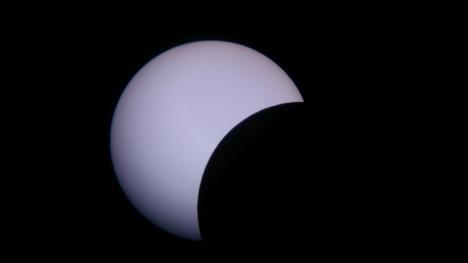 Cum s-a văzut eclipsa la Oradea (FOTO)