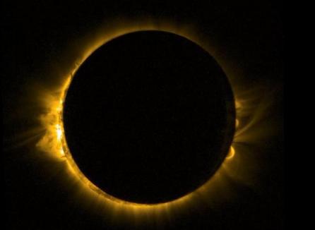 Eclipsa de soare în imagini spectaculoase (FOTO/VIDEO)