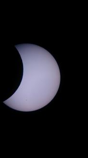 Cum s-a văzut eclipsa la Oradea (FOTO)