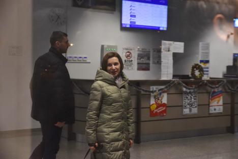 Maia Sandu, la plecarea din Oradea: „Aveți un oraș foarte frumos, felicitări!”. S-a văzut cu Birta și cu Bolojan (FOTO / VIDEO)
