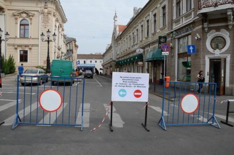 Strada Madach Imre rămâne închisă pe perioada Festivalului de Teatru Scurt (FOTO)