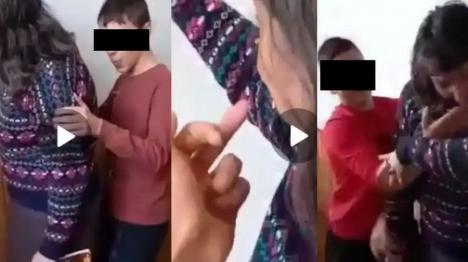 Scandalos: Elevi care umilesc o profesoară la tablă, mimând acte sexuale în spatele ei (VIDEO)