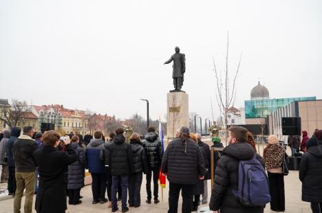 Festivități dedicate lui Mihai Eminescu, la Oradea: „Singurul mod de a-l omagia este să-l citim și să-l recitim. Fără asta, nu există” (FOTO/VIDEO)