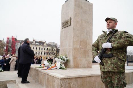 Festivități dedicate lui Mihai Eminescu, la Oradea: „Singurul mod de a-l omagia este să-l citim și să-l recitim. Fără asta, nu există” (FOTO/VIDEO)