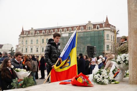 Festivități dedicate lui Mihai Eminescu, la Oradea: „Singurul mod de a-l omagia este să-l citim și să-l recitim. Fără asta, nu există” (FOTO/VIDEO)