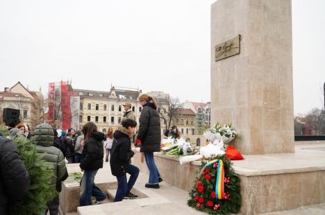 Festivități dedicate lui Mihai Eminescu, la Oradea: „Singurul mod de a-l omagia este să-l citim și să-l recitim. Fără asta, nu există” (FOTO/VIDEO)