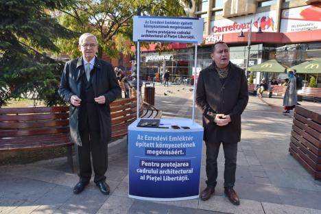 László Tőkés, despre exproprierile de pe strada Libertăţii din Oradea: 'Sperăm să oprim acest plan fără de minte' (FOTO / VIDEO)