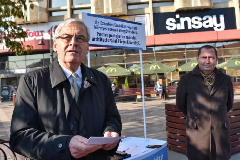 László Tőkés, despre exproprierile de pe strada Libertăţii din Oradea: 'Sperăm să oprim acest plan fără de minte' (FOTO / VIDEO)