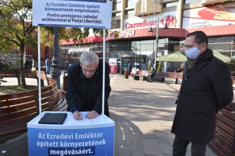 László Tőkés, despre exproprierile de pe strada Libertăţii din Oradea: 'Sperăm să oprim acest plan fără de minte' (FOTO / VIDEO)