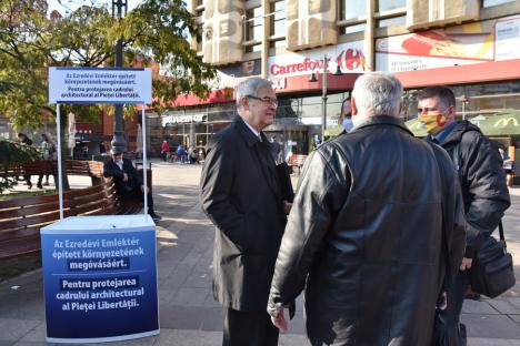 László Tőkés, despre exproprierile de pe strada Libertăţii din Oradea: 'Sperăm să oprim acest plan fără de minte' (FOTO / VIDEO)