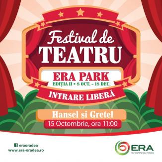 Un nou weekend plin cu distracţie la ERA Park: festival de teatru, întâlnire cu BombonERA şi Târg de antichităţi