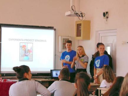 #ErasmusDays2019, la Liceul Teoretic 'Lucian Blaga' din Oradea (FOTO)