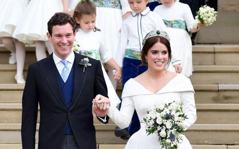 O nouă nuntă regală: Prințesa Eugenie a Marii Britanii s-a căsătorit cu omul de afaceri Jack Brooksbank (VIDEO)