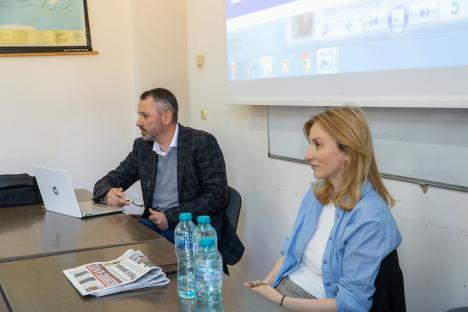 Masterclass „Superscrieri” la Universitatea din Oradea: Studenții în dialog cu jurnaliștii (FOTO)