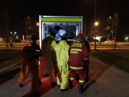 De ce au sunat sirenele pe Şoseaua Borşului: 30 de muncitori, 'salvaţi' de pompieri, într-un exerciţiu de amploare al ISU Crişana (FOTO / VIDEO)