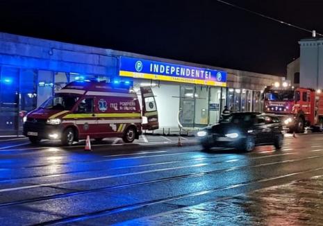 Atenție, nu parcați, plan roșu de intervenție! Exercițiu de amploare al pompierilor AZI, în parcarea subterană din strada Independenței din Oradea