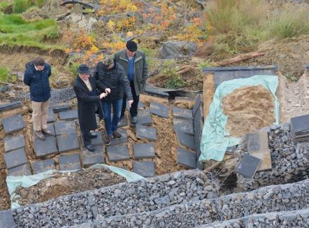 Primăria Oradea: Experţii au început cercetările pentru stabilirea cauzelor alunecărilor de teren de pe Dealul Ciuperca