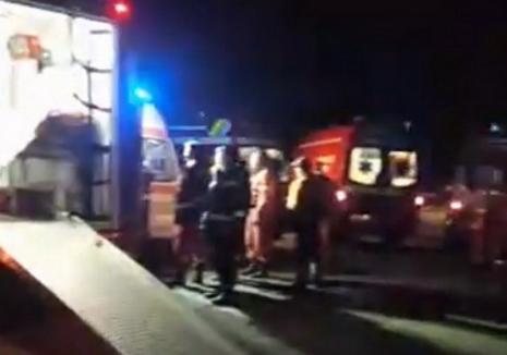 Planul roșu de intervenție, activat în Bihor: 7 răniți, după o explozie la o stație de îmbuteliere gaz din Ștei (VIDEO)