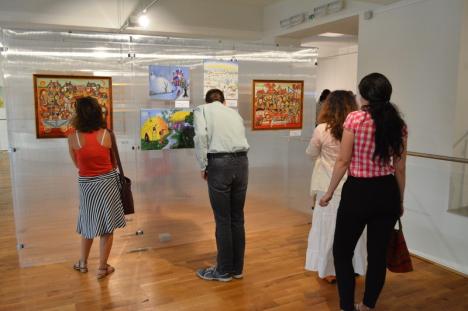 Culoare și veselie: S-a deschis Salonul Internațional de Artă Naivă, la Muzeul Țării Crișurilor (FOTO)
