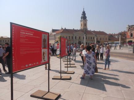 'Portretele Unirii' își așteaptă vizitatorii în Piaţa Unirii din Oradea (FOTO)