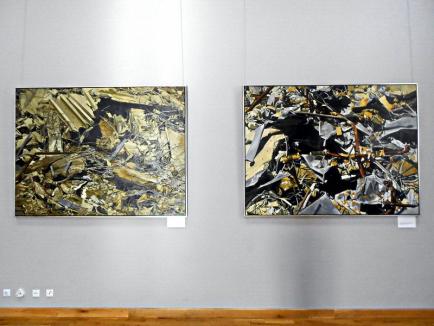 'Şi vremea vremuieşte...': Expoziţia artistului plastic Jovián György a fost vernisată la Muzeul Ţării Crişurilor (FOTO)