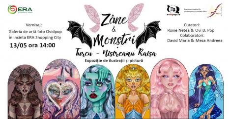 O tânără artistă din Oradea, la debut. Expoziția „Zâne & Monștri” va fi vernisată la Galeria de artă „Ovidpop”