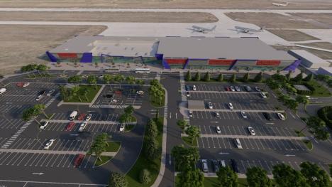 Va arăta total diferit! Aeroportul Oradea va avea un singur terminal, pe cel nou, dar extins și eficientizat (FOTO)