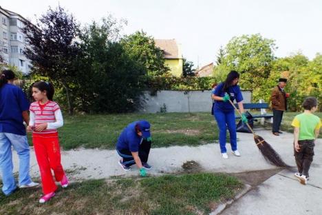 Voluntarii Provident şi picii din Dragoş Vodă au făcut un nou loc de joacă (FOTO/VIDEO)