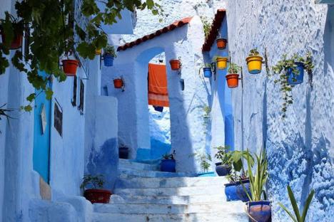 Un oraş din Maroc este în totalitate albastru (FOTO)