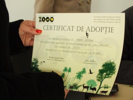 Animalele de la Zoo Oradea pot fi adoptate. Beatrice de la Lotus şi-a luat un leopard (FOTO)