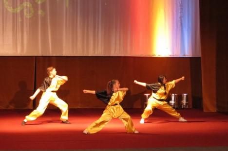 Sportivii clubului de wu-shu Gold Dragon au făcut spectacol de ziua lor (FOTO)